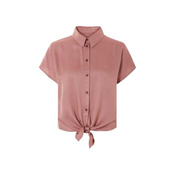 esmara® Damen Wickelbluse, überschnittene Schultern (Rosa, 42) - B-Ware neuwertig