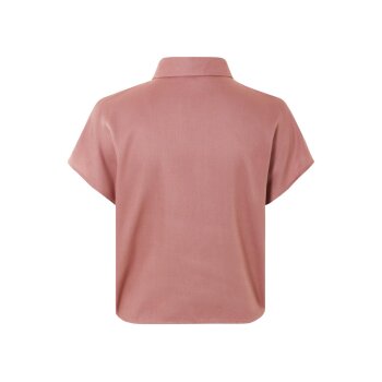 esmara® Damen Wickelbluse, überschnittene Schultern (Rosa, 42) - B-Ware neuwertig