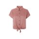 esmara® Damen Wickelbluse, überschnittene Schultern (Rosa, 42) - B-Ware neuwertig