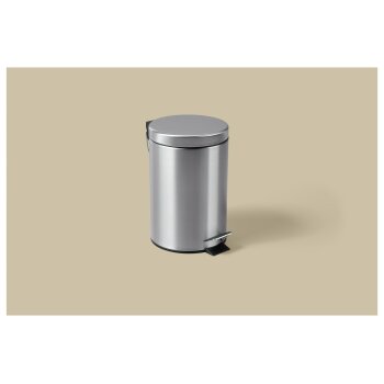 LIVARNO® Kosmetikeimer, 2,6 l (Edelstahl) - B-Ware Transportschaden Kosmetisch