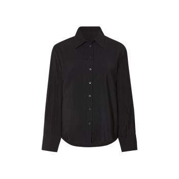 esmara® Damen Bluse, mit überschnittenen Schultern (Schwarz, 44) - B-Ware sehr gut