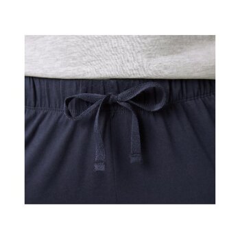 esmara® Damen-Pyjama-Set lang, L 44/46, grau/marineblau - B-Ware sehr gut