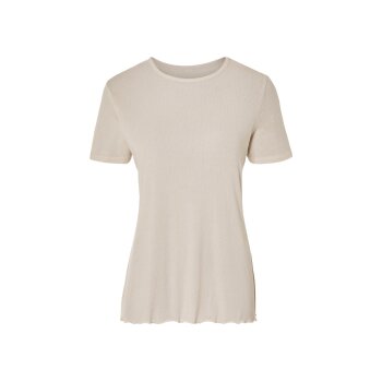 esmara® Damen Unterwäsche-Set, 2-teilig, in Ripp-Qualität (Beige, M(40/42)) - B-Ware neuwertig