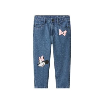 Disney Kleinkinder-Jeans, Relaxed Fit, 122/128, blau -...