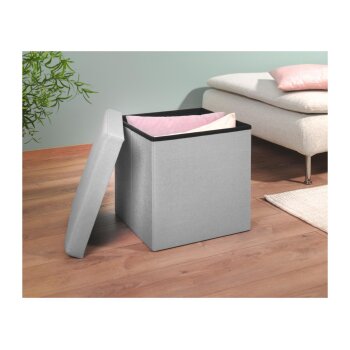 LIVARNO home Sitzhocker (Hellgrau) - B-Ware neuwertig