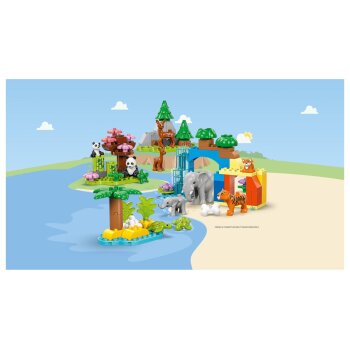 LEGO® DUPLO® 10446 3in1 Wild Animal Families -...