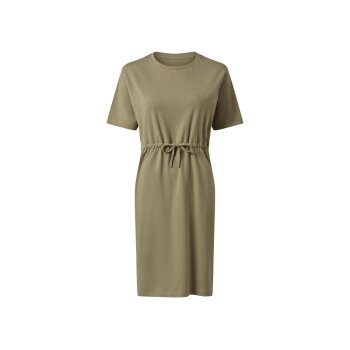 esmara® Damen Kleid, überschnittene Schultern (Khaki, XS(32/34)) - B-Ware neuwertig