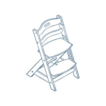 roba Treppenhochstuhl Liv Up, weiß - B-Ware sehr gut