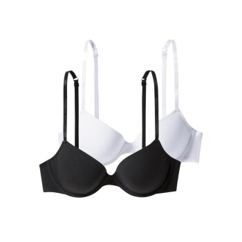 esmara® 2er Set Damen-Bügel-BHs, 85C,...