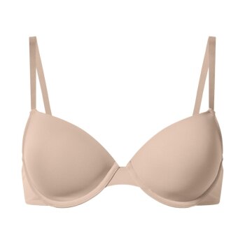 esmara® 2er Set Damen-T-Shirt-BHs, 85C, schwarz/beige - B-Ware sehr gut