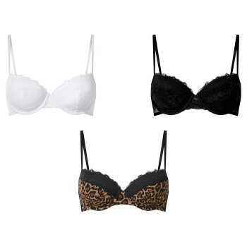 esmara® Damen Bügel-BH, mit Spitze - B-Ware