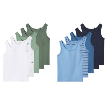 lupilu® Kinder Unterhemden, 5 Stück - B-Ware