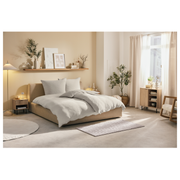 LIVARNO home Teppich Langflor 80 x 150 cm (Creme) - B-Ware Transportschaden Kosmetisch