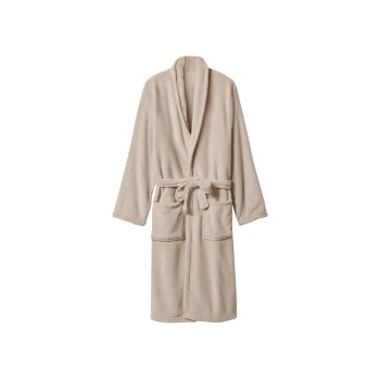 LIVARNO® Damen/Herren-Bademantel, L, beige - B-Ware...
