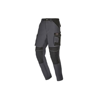 PARKSIDE PERFORMANCE® Herren Arbeitsbundhose mit CORDURA® Knieverstärkung (grau/schwarz, 58) - B-Ware neuwertig