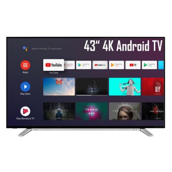 TOSHIBA Android TV Fernseher 43UA2B63DG, 43 Zoll, schwarz...