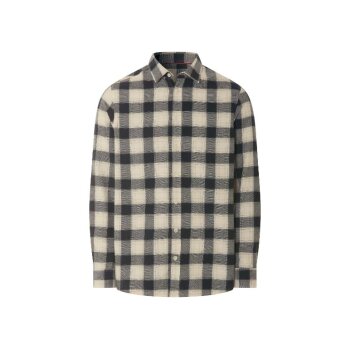 Esmara MEN Herren-Flanellhemd, 42/44, schwarz/weiß...