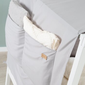 roba Hausbettbezug, 90 x 200 cm, grau - B-Ware neuwertig