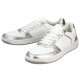 esmara® Damen Sneaker (silber/weiß, 40) - B-Ware neuwertig