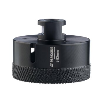 PARKSIDE PERFORMANCE® Diamant-Bohrkronen / Diamant-Bohrkrone, 5 Stück / 4 Stück / 2 Stück / 1 Stück (ø 83 mm) - B-Ware sehr gut