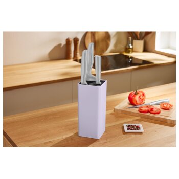 SILVERCREST® Messerblock Pastell (rosa) - B-Ware sehr gut