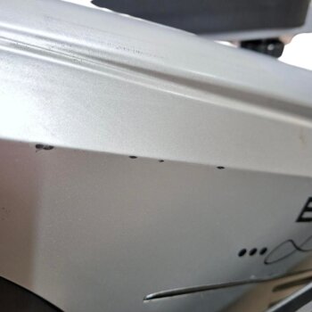 Christopeit Sport Crosstrainer Ergometer EL 5, silber/schwarz/rot - B-Ware Transportschaden