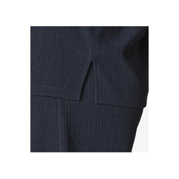 esmara® Damen-T-Shirt mit Crinkle-Optik (Navy, XS(32/34)) - B-Ware neuwertig