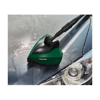 PARKSIDE® Hochdruckreiniger Aufsätze Flächenbesen/ Fassaden u. Glas/ Dreiecksbürste - B-Ware
