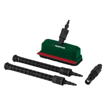 PARKSIDE® Hochdruckreiniger Aufsätze Flächenbesen/ Fassaden u. Glas/ Dreiecksbürste - B-Ware