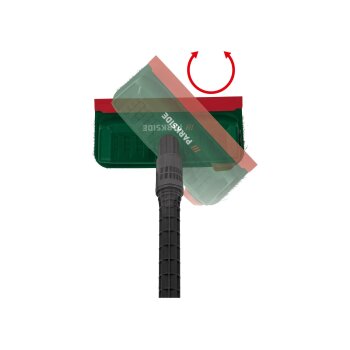 PARKSIDE® Hochdruckreiniger Aufsätze Flächenbesen/ Fassaden u. Glas/ Dreiecksbürste - B-Ware
