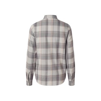 esmara® Damen Flanellbluse (Grau, L(44/46)) - B-Ware neuwertig