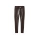 esmara® Damen-Leggings, in Lederoptik, 42, braun - B-Ware sehr gut