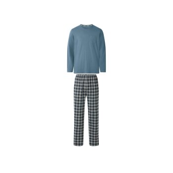 esmara Men Herren Pyjama (Karo/blau, M (48/50)) - B-Ware...