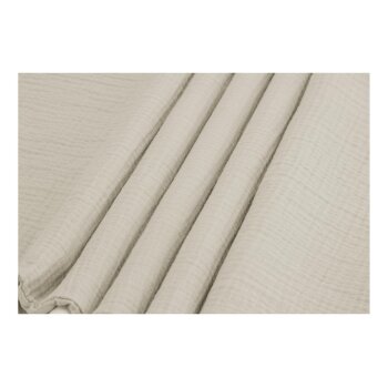 LIVARNO home Bettwäsche, aus Musselin, 140 x 200 cm, beige - B-Ware sehr gut