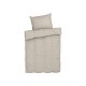 LIVARNO home Bettwäsche, aus Musselin, 140 x 200 cm, beige - B-Ware sehr gut
