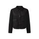esmara® Damen Velours-Blouson, mit recyceltem Material (Schwarz, XS(32/34)) - B-Ware neuwertig