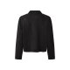 esmara® Damen Velours-Blouson, mit recyceltem Material (Schwarz, XS(32/34)) - B-Ware neuwertig
