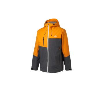 CRIVIT Herren Funktionsjacke, atmungsaktiv, wind- und wasserdicht (Orange, L (52/54)) - B-Ware neuwertig