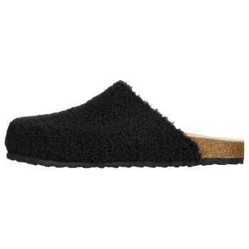 esmara® Damen Plüsch-Clogs (Schwarz, 39) - B-Ware neuwertig