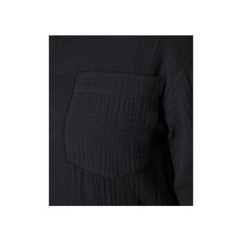 esmara® Damen Musselin-Bluse, mit Kentkragen (Schwarz, 38) - B-Ware neuwertig