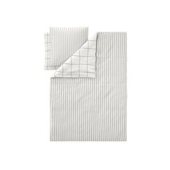 LIVARNO® Bettwäsche, aus Feinbiber, 260 x 240 cm, Fliesen - B-Ware sehr gut