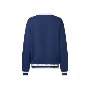 esmara® Damen Sweatpullover, modisch überschnittene Schultern (Navy, S(36/38)) - B-Ware sehr gut