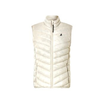 esmara® x Grand Polo Damen Steppweste, leicht, warm und windabweisend (Beige, S(36/38)) - B-Ware neuwertig