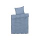 LIVARNO home Mikrofaser-Satin-Bettwäsche, 155 x 220 cm (Blau) - B-Ware neuwertig