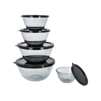 SILVERCREST® Glasschüssel-Set, 5-teilig - B-Ware