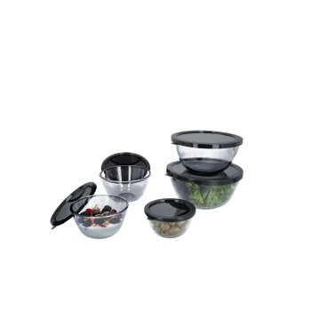 SILVERCREST® Glasschüssel-Set, 5-teilig - B-Ware