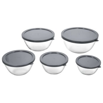 SILVERCREST® Glasschüssel-Set, 5-teilig - B-Ware