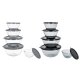 SILVERCREST® Glasschüssel-Set, 5-teilig - B-Ware