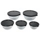 SILVERCREST® Glasschüssel-Set, 5-teilig - B-Ware