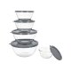 SILVERCREST® Glasschüssel-Set, 5-teilig - B-Ware